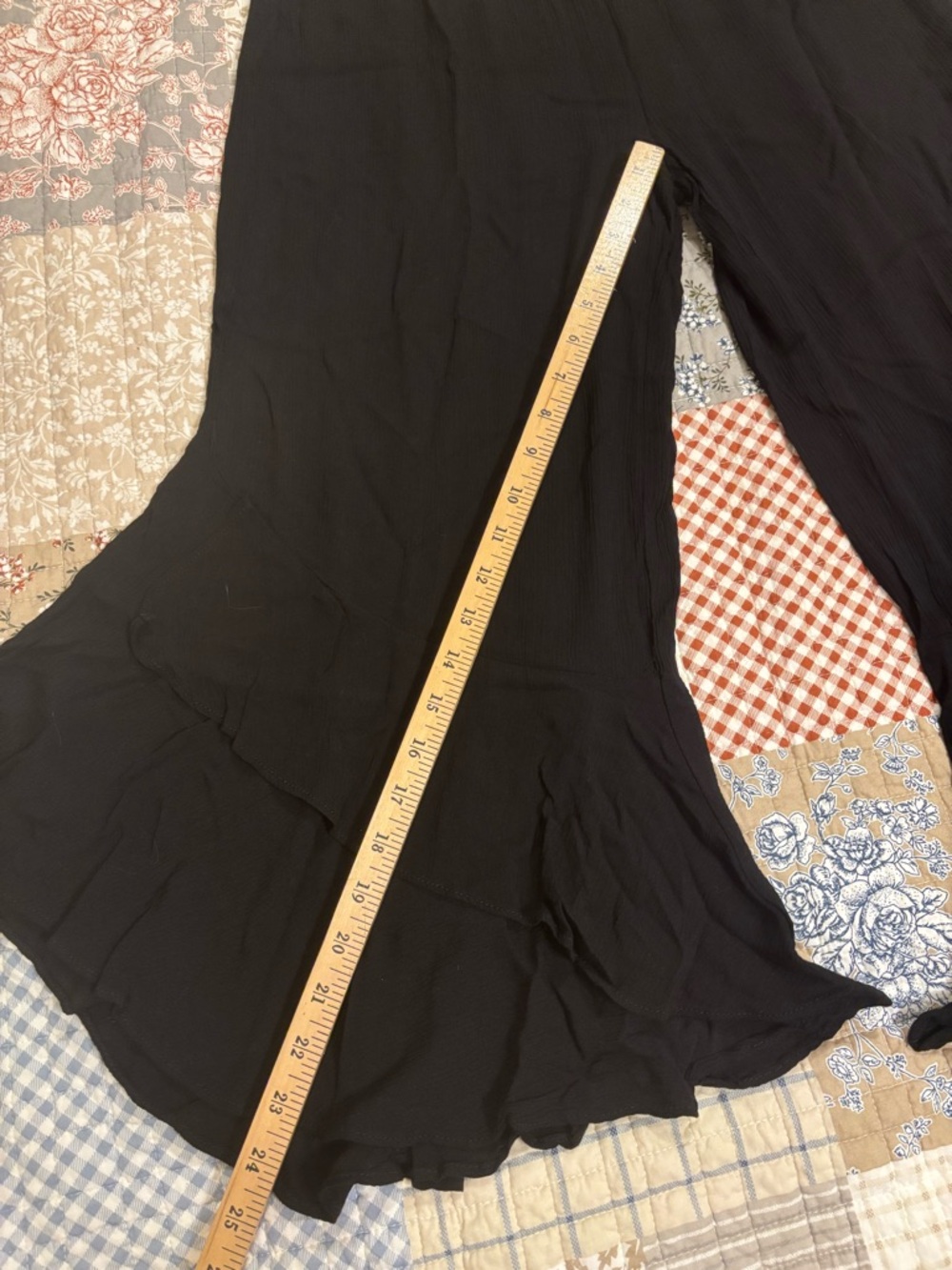 American Rag Black Ruffled Flowy Pants - Picture 11 of 11